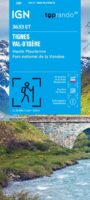 wandelkaart 3633ET Val-d'Isère, Tignes 1:25.000 9782758557708  IGN IGN 25 Franse Alpen/ Nrd.helft  Wandelkaarten Vanoise, Savoie