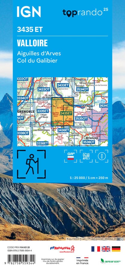 wandelkaart 3435ET Valloire, Col du Galibier 1:25.000 9782758559344 IGN IGN 25 Franse Alpen/ Nrd.helft Wandelkaarten Écrins, Queyras, Hautes Alpes, Vanoise, Savoie wandelkaart 3435ET Valloire, Col du Galibier 1:25.000 9782758559344 IGN IGN 25 Franse Alpen/ Nrd.helft Wandelkaarten Écrins, Queyras, Hautes Alpes, Vanoise, Savoie