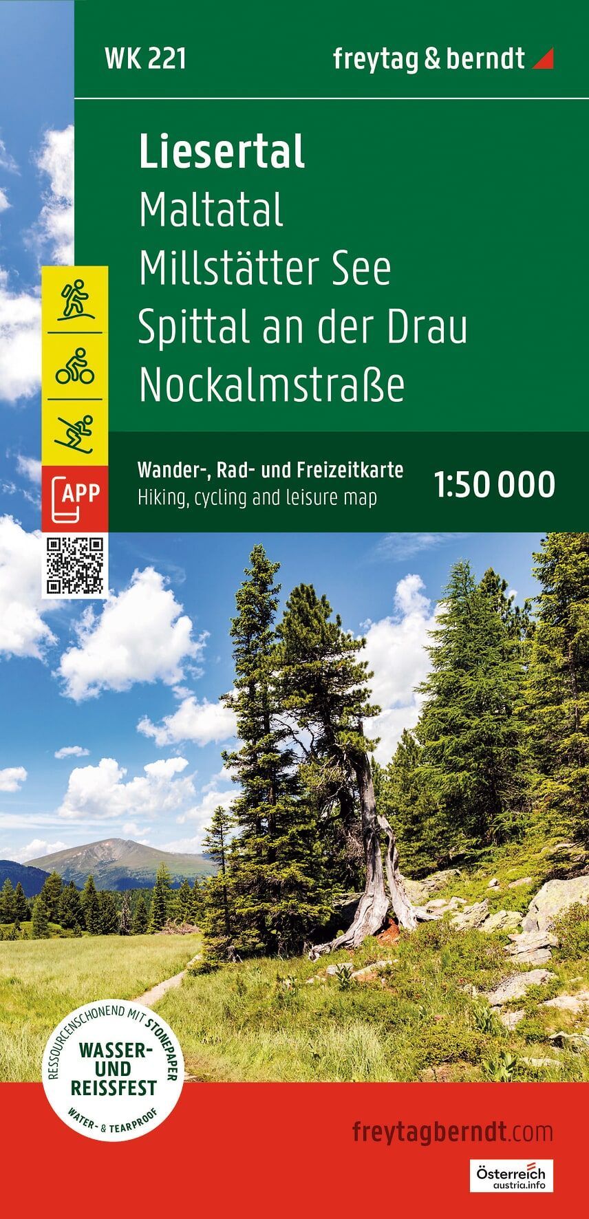 WK-221 Millstätter See,Spittal,Nockalmstrasse wandelkaart 1:50.000 9783707920796 Freytag & Berndt WK 1:50.000 Wandelkaarten Karinthië WK-221 Millstätter See,Spittal,Nockalmstrasse wandelkaart 1:50.000 9783707920796 Freytag & Berndt WK 1:50.000 Wandelkaarten Karinthië