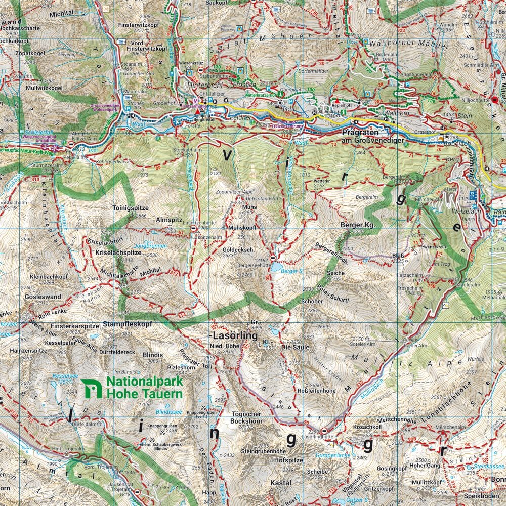 WK-123 Matrei, Defereggen,Virgental wandelkaart 1:50.000 9783707922943 Freytag & Berndt WK 1:50.000 Wandelkaarten Osttirol WK-123 Matrei, Defereggen,Virgental wandelkaart 1:50.000 9783707922943 Freytag & Berndt WK 1:50.000 Wandelkaarten Osttirol