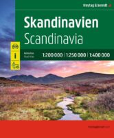 Scandinavië 1:200.000 / 1:250.000 / 1:400.000 Wegenatlas 9783707925036  Freytag & Berndt Wegenatlassen  Wegenatlassen Scandinavië (& Noordpool)