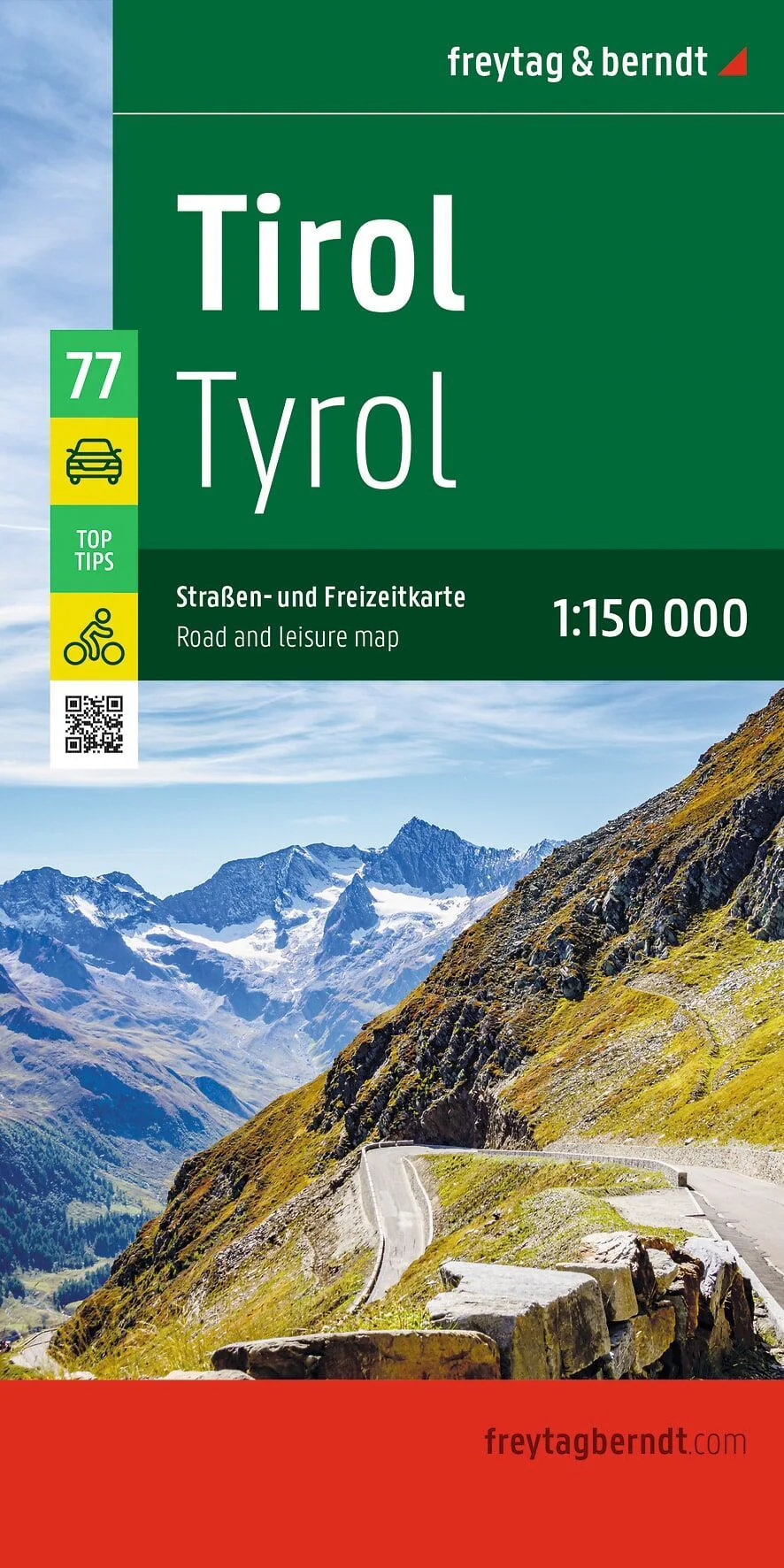 Tirol | autokaart, wegenkaart 1:150.000 9783707925050 Freytag & Berndt Landkaarten en wegenkaarten Tirol Tirol | autokaart, wegenkaart 1:150.000 9783707925050 Freytag & Berndt Landkaarten en wegenkaarten Tirol