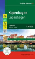 Kopenhagen 1:10.000 | stadsplattegrond 9783707925173  Freytag & Berndt Compact plattegrond  Stadsplattegronden Kopenhagen & Sjaelland