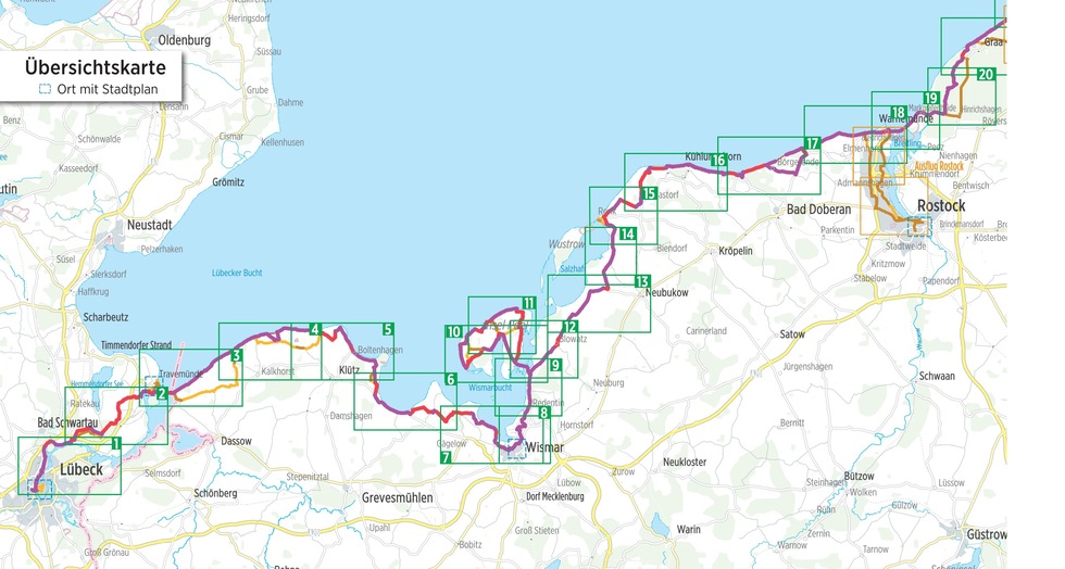 Bikeline Ostseeküsten-Radweg 2 | fietsgids 9783711103321 Esterbauer Bikeline Fietsgidsen, Meerdaagse fietsvakanties Mecklenburg-Vorpommern Bikeline Ostseeküsten-Radweg 2 | fietsgids 9783711103321 Esterbauer Bikeline Fietsgidsen, Meerdaagse fietsvakanties Mecklenburg-Vorpommern