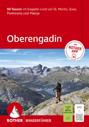 wandelgids Oberengadin Rother Wanderführer 9783763314683  Bergverlag Rother RWG  Wandelgidsen Graubünden