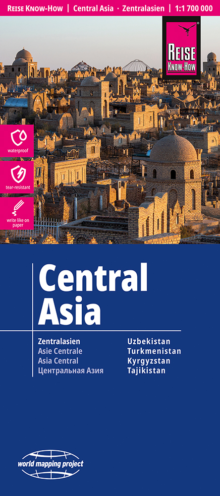 Centraal-Azië landkaart, wegenkaart 1:1.700.000 9783831775392 Reise Know-How Verlag WMP, World Mapping Project Landkaarten en wegenkaarten Zijderoute (de landen van de) Centraal-Azië landkaart, wegenkaart 1:1.700.000 9783831775392 Reise Know-How Verlag WMP, World Mapping Project Landkaarten en wegenkaarten Zijderoute (de landen van de)