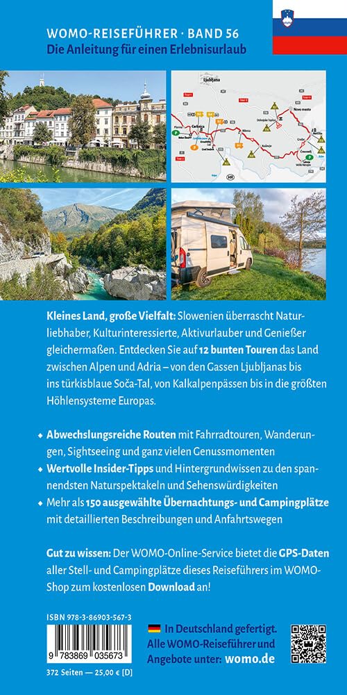 campergids Slovenië | Slowenien 9783869035673 Womo mit dem Wohnmobil Op reis met je camper, Reisgidsen Slovenië campergids Slovenië | Slowenien 9783869035673 Womo mit dem Wohnmobil Op reis met je camper, Reisgidsen Slovenië