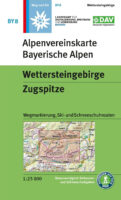 Alpenverein wandelkaart BY-08 Wettersteingebirge, Zugspitze 1:25.000 9783948256357  Deutscher AlpenVerein Alpenvereinskarten  Wandelkaarten Beierse Alpen