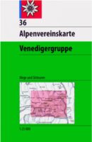 Alpenverein wandelkaart AV-36  Venedigergruppe 1:25.000 [2025] 9783948256487  AlpenVerein Alpenvereinskarten  Wandelkaarten Osttirol
