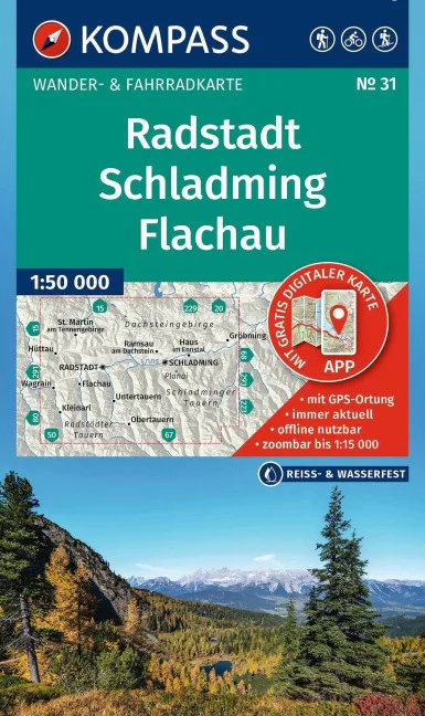 Kompass wandelkaart KP-31 Radstadt, Schladming, Flachau 9783991543695 Kompass Wandelkaarten Kompass Oostenrijk Wandelkaarten Salzburger Land & Stiermarken Kompass wandelkaart KP-31 Radstadt, Schladming, Flachau 9783991543695 Kompass Wandelkaarten Kompass Oostenrijk Wandelkaarten Salzburger Land & Stiermarken