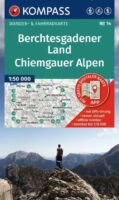 Kompass wandelkaart KP-14  Berchtesgadener Land Chiemgau 9783991545491  Kompass Wandelkaarten Kompass Oberbayern  Wandelkaarten Beierse Alpen
