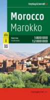 Marokko | Autokaart , Wegenkaart 1:800.000 / 1:2.000.000 9783991546603  Freytag & Berndt Zweden 1:250.000  Landkaarten en wegenkaarten Marokko