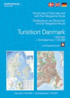 Denemarken toeristische kaart + Margrietenroute 1:500.000 9788779671836  Scanmaps fietskaarten Denemarken  Fietskaarten Denemarken
