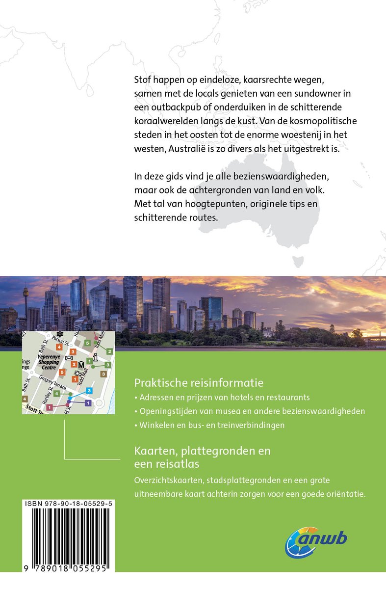 Australie 9789018055295 ANWB Landkaarten en wegenkaarten Australië, Papoea Nieuw-Guinea en Nieuw-Zeeland Australie 9789018055295 ANWB Landkaarten en wegenkaarten Australië, Papoea Nieuw-Guinea en Nieuw-Zeeland