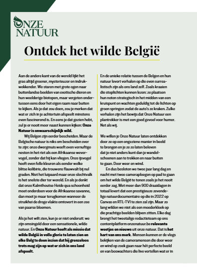 Wandelboek Onze Natuur Vlaanderen 9789020931525 Michaël Cassaert Lannoo Wandelgidsen Vlaanderen & Brussel Wandelboek Onze Natuur Vlaanderen 9789020931525 Michaël Cassaert Lannoo Wandelgidsen Vlaanderen & Brussel