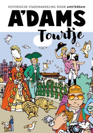 A'dams Tourtje | wandelgids 9789039101407 Roos Hamelink VBK Media   Wandelgidsen Amsterdam