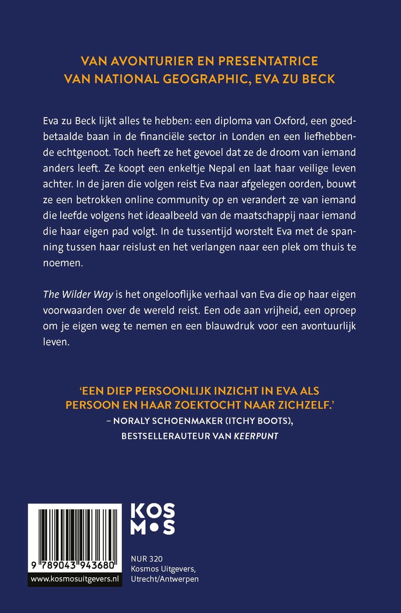 The Wilder Way | Eva zu Beck 9789043943680 Eva zu Beck Kosmos Reisverhalen & literatuur Azië The Wilder Way | Eva zu Beck 9789043943680 Eva zu Beck Kosmos Reisverhalen & literatuur Azië