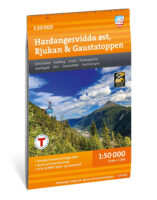 Hardangervidda øst wandelkaart 1:50.000 9789189880276  Calazo Calazo Noorwegen zuid  Wandelkaarten Zuid-Noorwegen