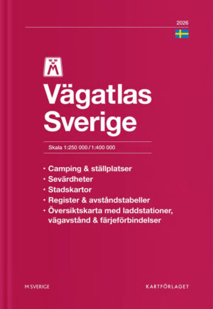 Motormännens Sverige Vägatlas (Norstedts) 9789198980110  Kartförlaget - Lantmäteriet Wegenatlassen  Wegenatlassen Zweden