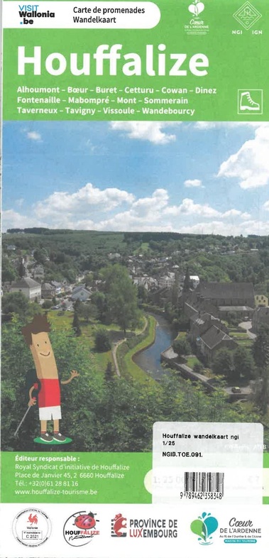 wandelkaart Houffalize 1:25.000 (091) 9789462358348 NGI / VVV NGI / VVV wandelkaarten Wandelkaarten Wallonië (Ardennen) wandelkaart Houffalize 1:25.000 (091) 9789462358348 NGI / VVV NGI / VVV wandelkaarten Wandelkaarten Wallonië (Ardennen)