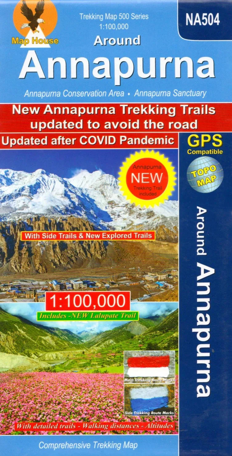 Around Annapurna 1:100.000 (NA504) 9789937783354 Nepa Maps Wandelkaarten Nepal Wandelkaarten Nepal Around Annapurna 1:100.000 (NA504) 9789937783354 Nepa Maps Wandelkaarten Nepal Wandelkaarten Nepal