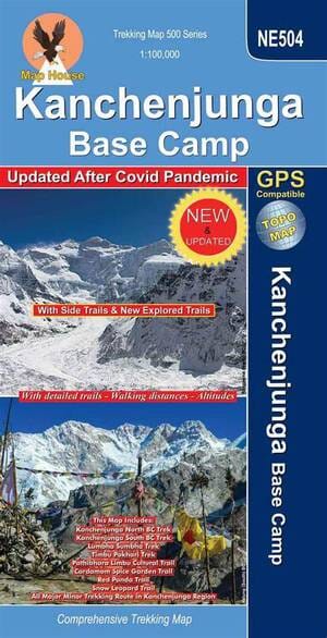 Trekking from Lukla to Everest base Camp 1:50.000 (NE504) 9789937955737  Nepa Maps Wandelkaarten Nepal  Wandelkaarten Nepal