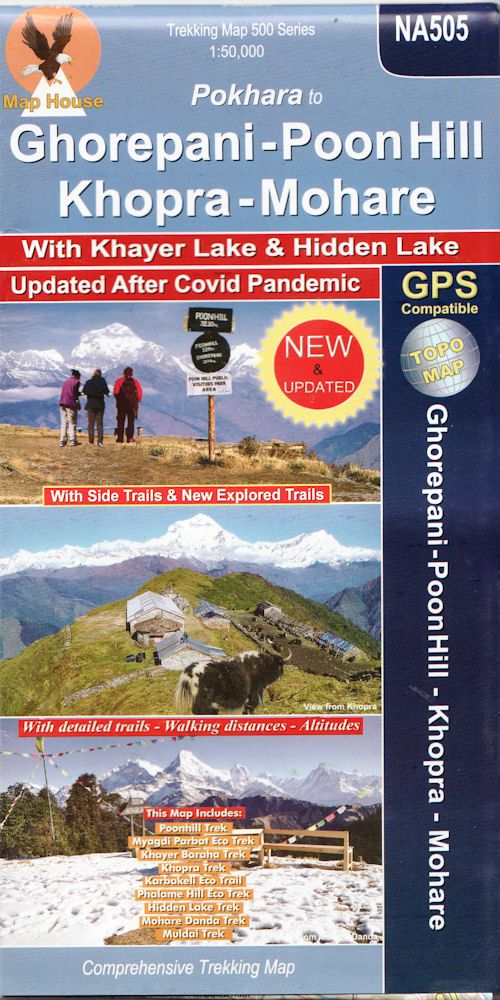 Pokhara to Ghorepani 1:50.000 (NE055) 9789937955898 Nepa Maps Wandelkaarten Nepal Wandelkaarten Nepal Pokhara to Ghorepani 1:50.000 (NE055) 9789937955898 Nepa Maps Wandelkaarten Nepal Wandelkaarten Nepal