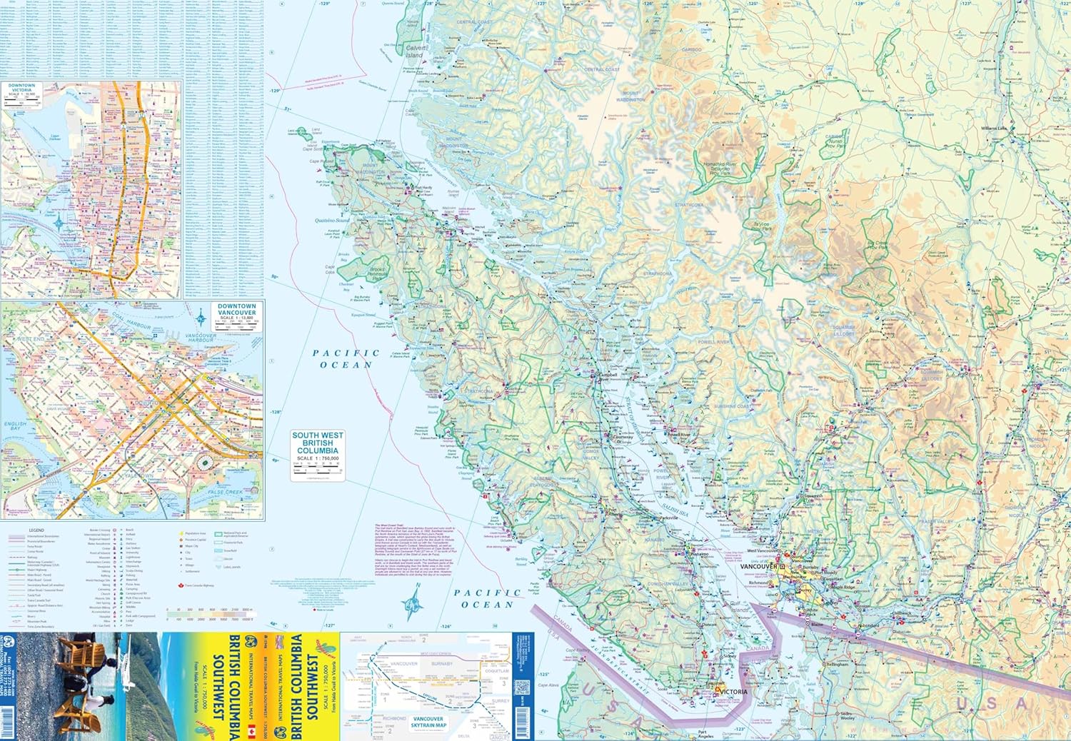 ITM British Columbia Southwest 1:750.000 9781771291170 International Travel Maps Landkaarten en wegenkaarten Vancouver en British Columbia ITM British Columbia Southwest 1:750.000 9781771291170 International Travel Maps Landkaarten en wegenkaarten Vancouver en British Columbia