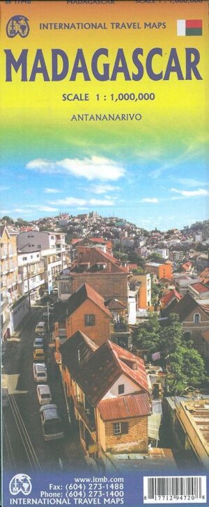 ITM Madagascar 1:1.000.000 9781771294720  International Travel Maps   Landkaarten en wegenkaarten Madagascar