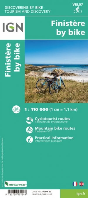 Fietskaart Finistère à vélo 9782758551249 IGN IGN Fietskaarten Fietskaarten Bretagne Fietskaart Finistère à vélo 9782758551249 IGN IGN Fietskaarten Fietskaarten Bretagne