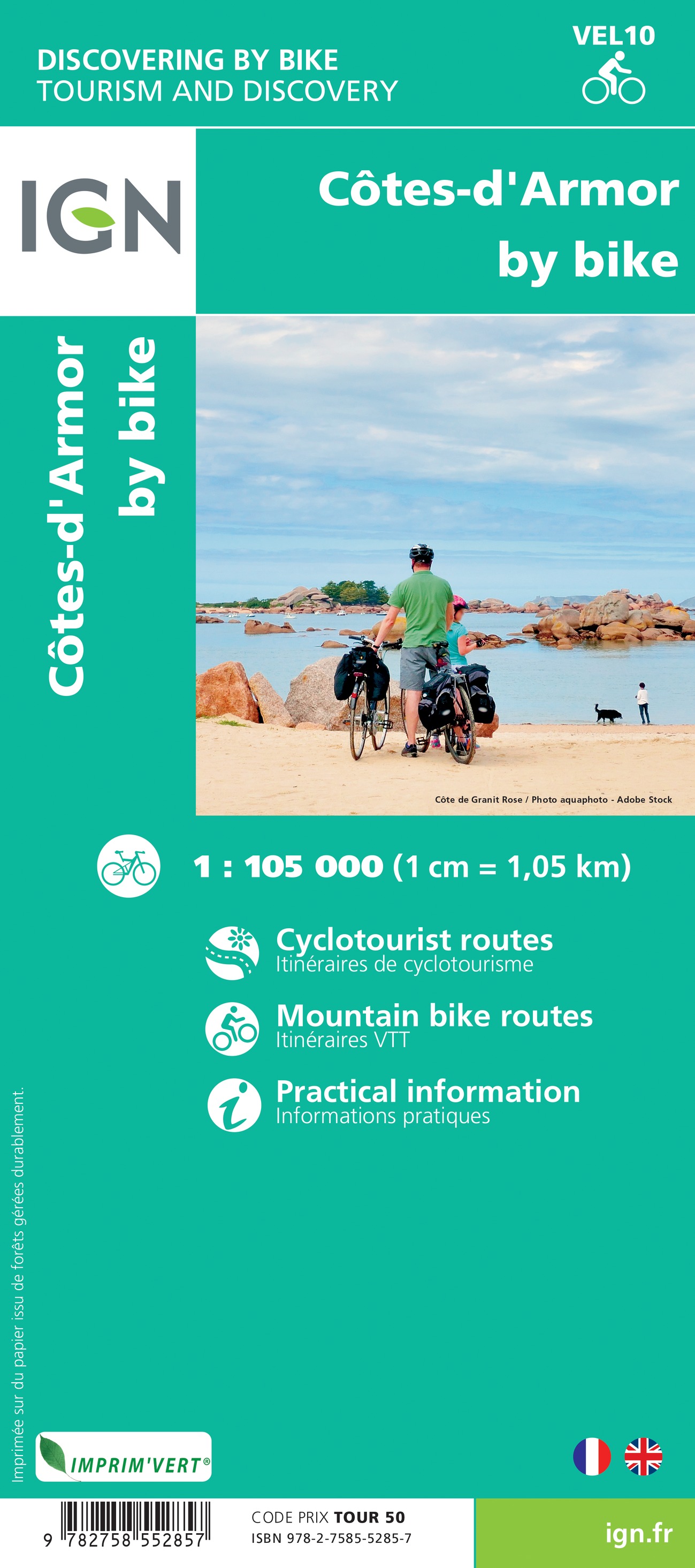 Fietskaart Côtes-d'Armor à vélo 9782758552857 IGN IGN Fietskaarten Fietskaarten Bretagne Fietskaart Côtes-d'Armor à vélo 9782758552857 IGN IGN Fietskaarten Fietskaarten Bretagne
