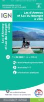 Fietskaart Lac d'Annecy - Lac du Bourget à vélo 9782758552864  IGN IGN Fietskaarten  Fietskaarten Franse Alpen: noord