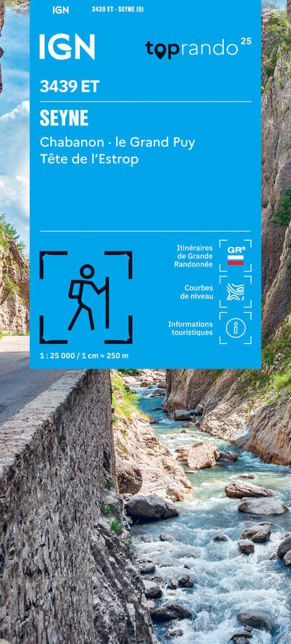 wandelkaart 3439ET Seyne, Col de Maure 1:25.000 9782758557616 IGN IGN 25 Franse Alpen/ zuidhelft Wandelkaarten Haute-Provence, Verdon, Var wandelkaart 3439ET Seyne, Col de Maure 1:25.000 9782758557616 IGN IGN 25 Franse Alpen/ zuidhelft Wandelkaarten Haute-Provence, Verdon, Var