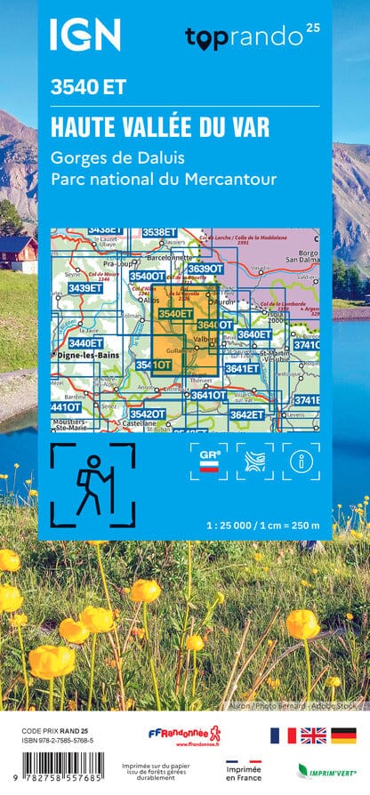 wandelkaart 3540ET Haute Vallée du Var 1:25.000 9782758557685 IGN IGN 25 Franse Alpen/ zuidhelft Wandelkaarten Mercantour, Alpes-Maritimes wandelkaart 3540ET Haute Vallée du Var 1:25.000 9782758557685 IGN IGN 25 Franse Alpen/ zuidhelft Wandelkaarten Mercantour, Alpes-Maritimes