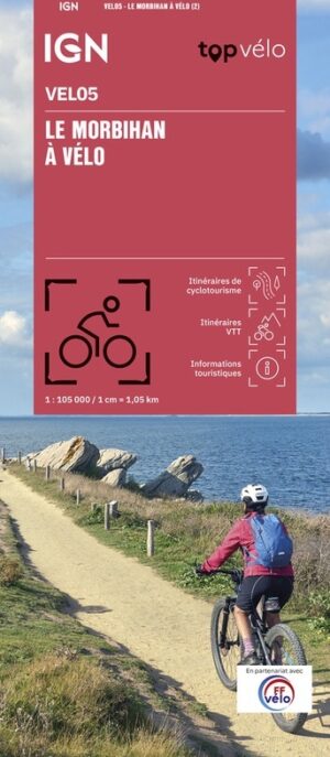 Fietskaart Morbihan à vélo 9782758557876  IGN IGN Fietskaarten  Fietskaarten Bretagne