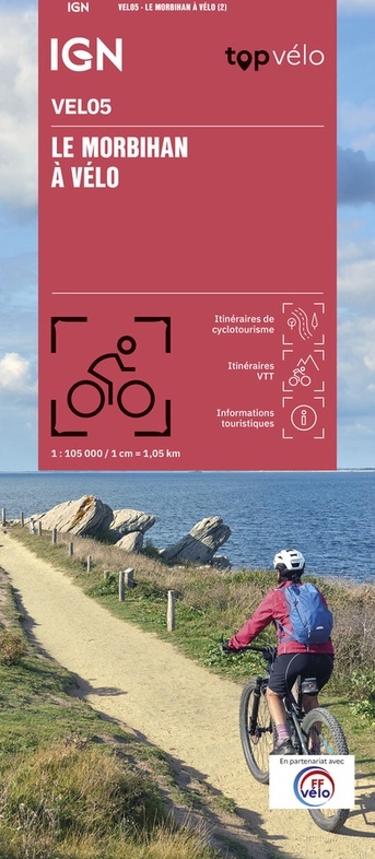 Fietskaart Morbihan à vélo 9782758557876 IGN IGN Fietskaarten Fietskaarten Bretagne Fietskaart Morbihan à vélo 9782758557876 IGN IGN Fietskaarten Fietskaarten Bretagne