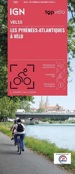 Fietskaart Pyrénées-Atlantiques à vélo 9782758557920  IGN IGN Fietskaarten  Fietskaarten Zuidwest-Frankrijk