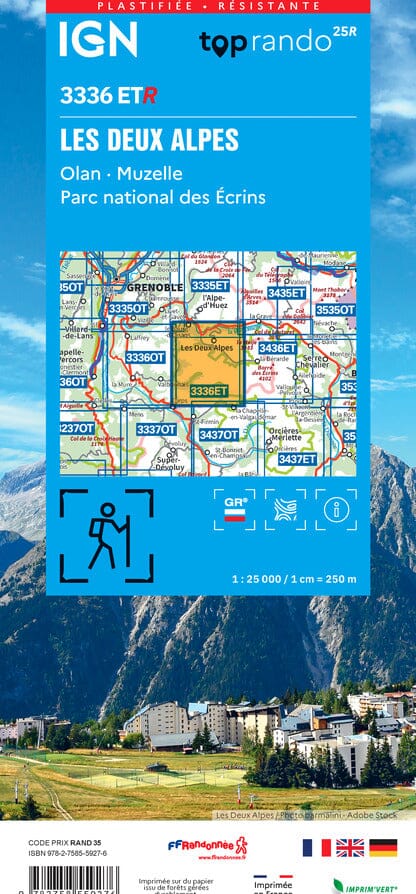 3336ETR Les Deux Alpes, PNR des Écrins | wandelkaart 1:25.000 9782758559276 IGN IGN 25 version résistante Wandelkaarten Écrins, Queyras, Hautes Alpes 3336ETR Les Deux Alpes, PNR des Écrins | wandelkaart 1:25.000 9782758559276 IGN IGN 25 version résistante Wandelkaarten Écrins, Queyras, Hautes Alpes