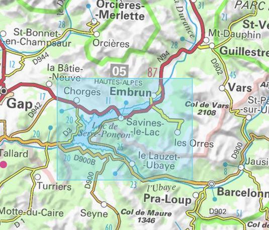 wandelkaart 3438ET Embrun, Lac de Serre-Ponçon 1:25.000 9782758559382 IGN IGN 25 Franse Alpen/ zuidhelft Wandelkaarten Haute-Provence, Verdon, Var wandelkaart 3438ET Embrun, Lac de Serre-Ponçon 1:25.000 9782758559382 IGN IGN 25 Franse Alpen/ zuidhelft Wandelkaarten Haute-Provence, Verdon, Var