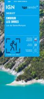 wandelkaart 3438ET Embrun, Lac de Serre-Ponçon 1:25.000 9782758559382  IGN IGN 25 Franse Alpen/ zuidhelft  Wandelkaarten Haute-Provence, Verdon, Var
