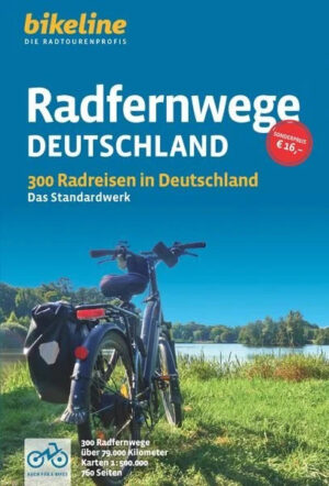Bikeline RadFernWege Deutschland | fietsgids Duitsland 9783711103352  Esterbauer Bikeline  Fietsgidsen, Meerdaagse fietsvakanties Duitsland