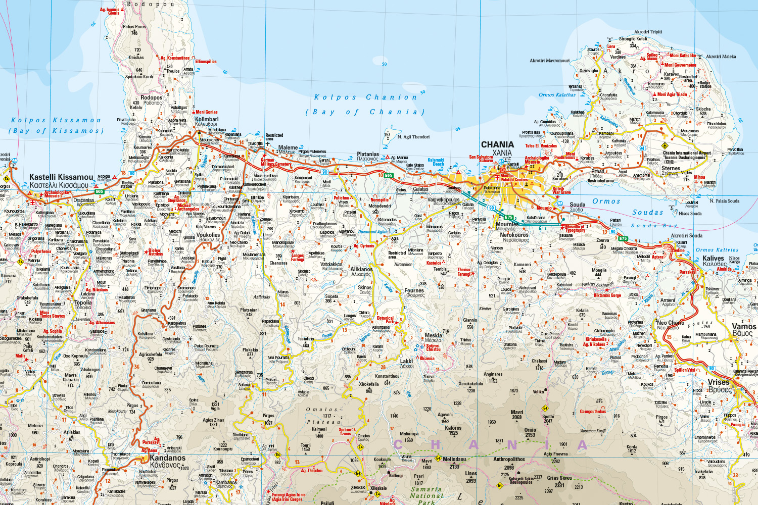Kreta landkaart, wegenkaart 1:140.000 9783831775132 Reise Know-How Verlag WMP, World Mapping Project Landkaarten en wegenkaarten Kreta Kreta landkaart, wegenkaart 1:140.000 9783831775132 Reise Know-How Verlag WMP, World Mapping Project Landkaarten en wegenkaarten Kreta