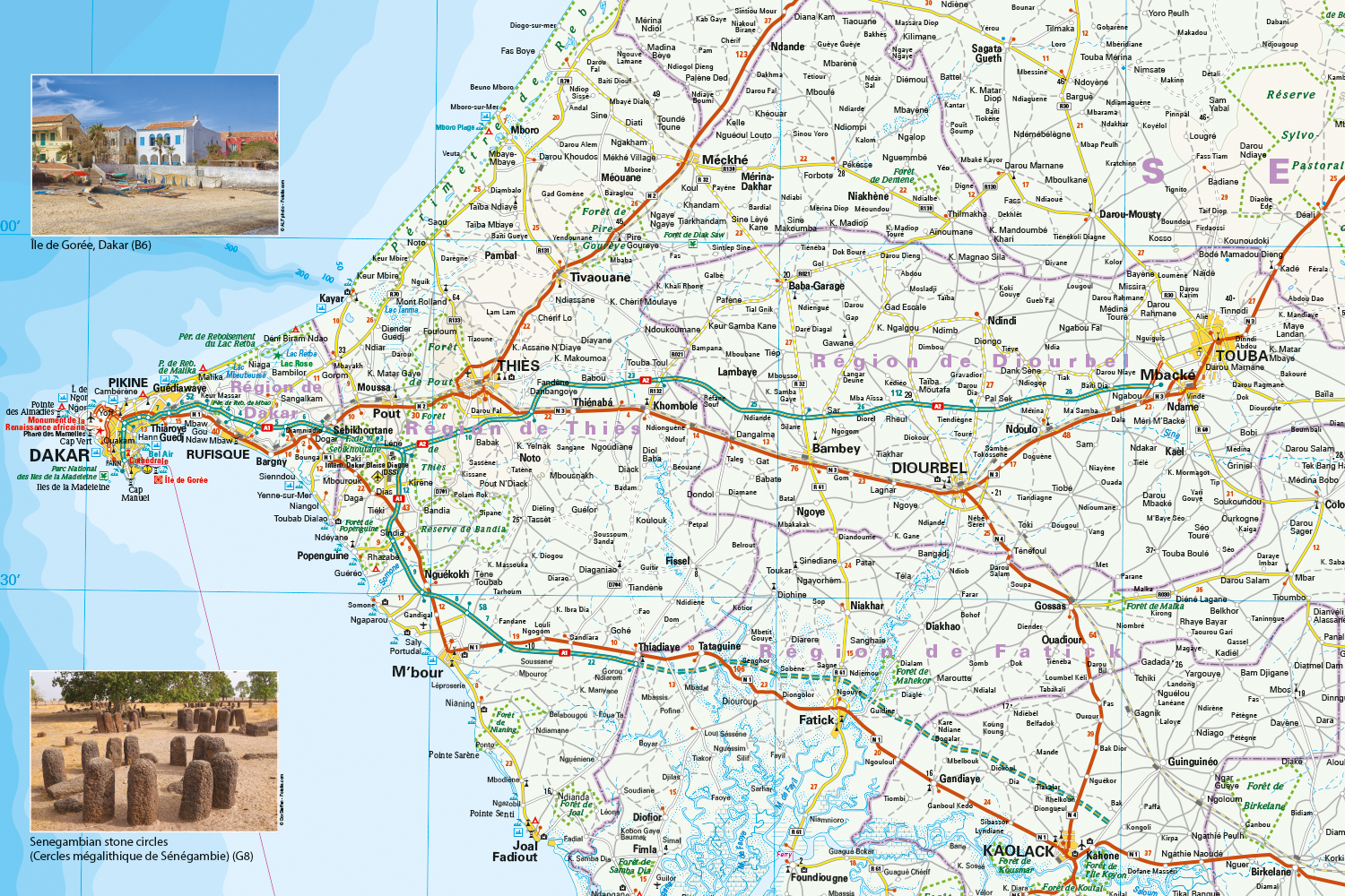 Senegal/Gambia landkaart, wegenkaart 1:550.000 9783831775514 Reise Know-How Verlag WMP, World Mapping Project Landkaarten en wegenkaarten Senegal & Gambia Senegal/Gambia landkaart, wegenkaart 1:550.000 9783831775514 Reise Know-How Verlag WMP, World Mapping Project Landkaarten en wegenkaarten Senegal & Gambia