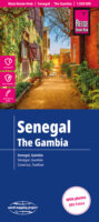 Senegal/Gambia landkaart, wegenkaart 1:550.000 9783831775514  Reise Know-How Verlag WMP, World Mapping Project  Landkaarten en wegenkaarten Senegal & Gambia