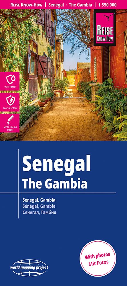 Senegal/Gambia landkaart, wegenkaart 1:550.000 9783831775514 Reise Know-How Verlag WMP, World Mapping Project Landkaarten en wegenkaarten Senegal & Gambia Senegal/Gambia landkaart, wegenkaart 1:550.000 9783831775514 Reise Know-How Verlag WMP, World Mapping Project Landkaarten en wegenkaarten Senegal & Gambia