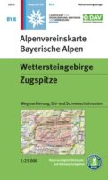 Alpenverein wandelkaart BY-08 Wettersteingebirge, Zugspitze 1:25.000 9783948256357  Deutscher AlpenVerein Alpenvereinskarten  Wandelkaarten Beierse Alpen