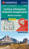 Kompass wandelkaart KP-654  Cortina d Ampezzo 1:50.000 9783991545576  Kompass Wandelkaarten Kompass Italië  Wandelkaarten Toscane, Florence