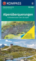 KP-2566 Alpenüberquerungen Panorama 9783991546665  Kompass   Landkaarten en wegenkaarten Zwitserland en Oostenrijk (en Alpen als geheel)