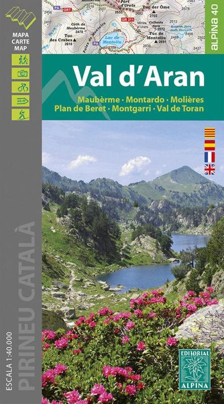 wandelkaart Val d'Aran 1:40.000 9788470111891 Editorial Alpina Wandelkaarten Spaanse Pyreneeën wandelkaart Val d'Aran 1:40.000 9788470111891 Editorial Alpina Wandelkaarten Spaanse Pyreneeën