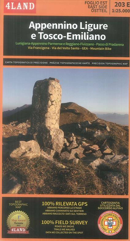 IM-203 Appennino Ligure e Tosco-Emiliano | wandelkaart 1:25.000 9788889823941 Idea Montagna 4LAND Wandelkaarten Noord-Italië, Toscane, Florence IM-203 Appennino Ligure e Tosco-Emiliano | wandelkaart 1:25.000 9788889823941 Idea Montagna 4LAND Wandelkaarten Noord-Italië, Toscane, Florence